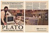 1983 Toledo Edison Control Data PLATO Computer 2-Page Ad