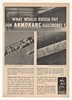 1953 Alloy Rods Co Armorarc Welding Russia Can't Buy Ad