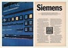 1970 Siemens Olympics EDS Computer System 2-Page Ad