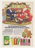 1977 Quaker Sugar Cookie Mix Santa Christmas Print Ad