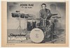 1968 John Rae Slingerland Drums Photo Print Ad