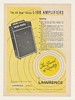 1968 Lawrence Series L-100 Amplifier Amp Print Ad