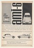 1962 Citroen ami-6 New French Original Sedan Print Ad