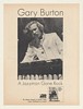 1970 Gary Burton Good Vibes Atlantic Records Photo Ad