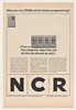 1964 NCR 315 Computer 1 CRAM for Linear Programming Ad