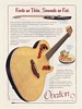 1994 Ovation Viper Acoustic Electric Guitar Print Ad
