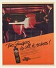 1983 Two Fingers Tequila Gold Lady in Bar Print Ad