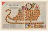 1967 Nabisco Crackers Christmas Sleigh 2-Page Ad