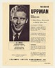 1957 Met Opera Baritone Theodor Uppman Photo Booking Ad
