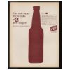 1963 Schlitz Beer #2 Slogan Brown Bottle Ad
