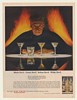 1964 Bacardi Rum Black Green Yellow White Devil Ad