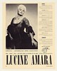 1957 Opera Soprano Lucine Amara Photo Booking Print Ad