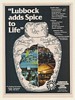 1979 Lubbock Memorial Civic Center Adds Spice to Life Print Ad