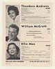 1960 Theodora Andrews William McGrath Ellie Mao Photo Booking Print Ad