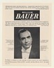 1960 Baritone William Bauer Photo Booking Print Ad