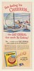 1951 General Mills Cheerios Cereal Sailboat Race Ad