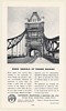1952 Tower Bridge Automatic Telephone Road Signal UK Ad