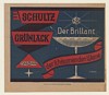 1928 Schultz Grunlack Wine Cissarz art German Print Ad
