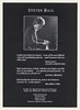 1986 Pianist Steven Hall Photo Booking Print Ad