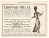 1899 National Cloak Co Tailor Made Lady Suits Print Ad