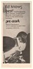 1976 Ed Shaughnessy Pro-Mark Drumsticks Photo Print Ad