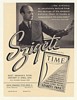 1939 Joseph Szigeti Mildred Dilling Marjorie Edwards Photo Booking Print Ad