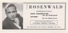 1939 Hans Rosenwald Photo Booking Print Ad