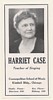 1939 Singing Teacher Harriet Case Photo Booking Ad