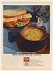 1966 Campbell's Chicken Noodle Soup Sandwich Lunch Ad