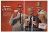 1967 Like Father Like Son 3 Generations Budweiser Beer 2-Page Ad