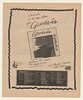 1981 Genesis Abacab Album Tour Dates Atlantic Print Ad