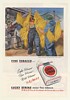 1947 Lucky Strike Mighty Fine Leaf David Stone Martin art Print Ad