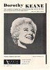 1962 Mezzo Soprano Dorothy Keane Photo Booking Print Ad