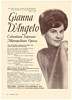 1962 Coloratura Soprano Gianna D'Angelo Photo Booking Print Ad