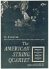 1962 The American String Quartet Photo Booking Print Ad