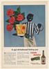 1947 Four Roses Whiskey Old-Fashioned Hitching Post Ad