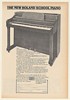 1977 Roland School Piano Plus SP-766 Print Ad