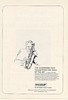 1977 H. Couf Saxophone Player Illustration Print Ad