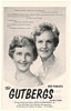 1962 Duo Pianists The Gutbergs Photo Booking Print Ad