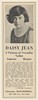 1923 Cellist Soprano Harpist Daisy Jean Photo Booking Print Ad