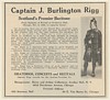 1923 Scotland Baritone Captain J Burlington Rigg Booking Print Ad