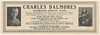 1923 Operatic Tenor Charles Dalmores Photo Booking Print Ad