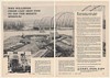 1963 Williston ND Builds Water Treatment Plant MO River Cast Iron Pipe 2-Page Ad