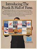 1978 Frank B Hall of Fame Insurance Clients Pan Am Raytheon Pepsi Kodak Print Ad