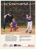1989 Boys Play Baseball Winners Ricoh Copiers Fax Cameras Printers Print Ad