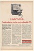 1964 Fairchild Series 500 Transistor Tester Print Ad