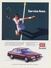 1986 Ivan Lendl Tennis Avis Rent a Car Oldsmobile Delta 88 Service Aces Print Ad