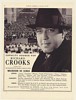 1937 Richard Crooks Leading Tenor Met Opera Photo Booking Print Ad