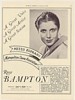 1937 Rose Bampton Mezzo Soprano Met Opera Photo Booking Print Ad