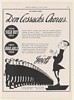 1937 Don Cossacks Chorus Serge Jaroff Conductor Booking Print Ad